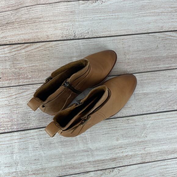 Kork Ease Joelle Womens Sz 9M Ankle Boots Booties Zip Tan - Picture 7 of 9